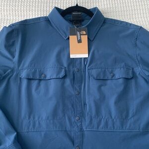 The North Face Men's Blue Shirt Jacket